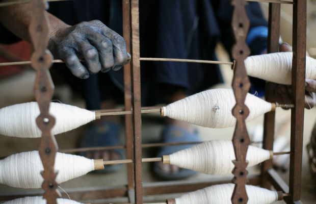 Brocade weaving in Cao Bang