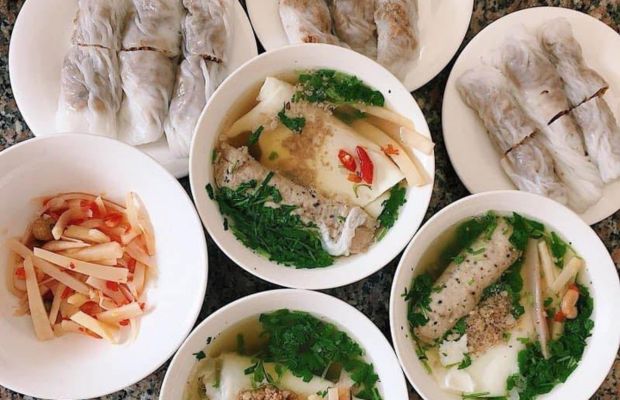 Cao Bang steame rice rolls