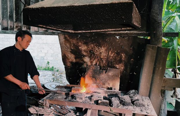 Smithing in the Pac Rang Village