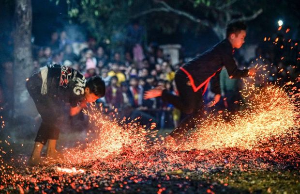 Fire dancing challenge