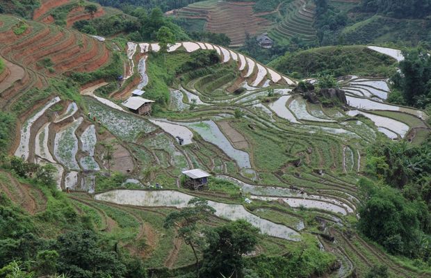 Ha Giang in water pouring season