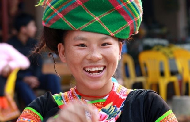 H'mong girl in Ha Giang