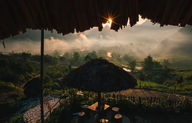 Sunrise in Du Gia Panorama Homestay