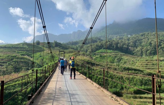 Trekking around Nam Dam Village