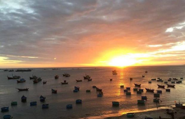 Sunrise in Mui Ne Fishing Village