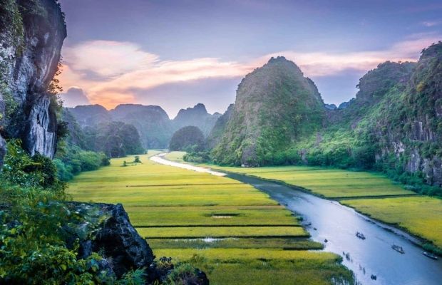 Incredible landscapes of Ninh Binh 
