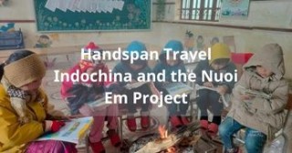 Handspan Travel Indochina, the Nuoi Em project, and community supports