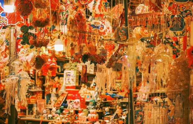 Hang Ma Street during the Mid-Autumn festival in Vietnam