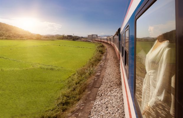 The train from Da Nang to Quy Nhon