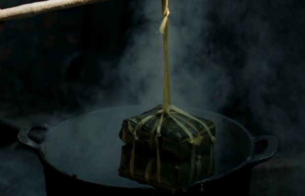 Boiling Chung Cake