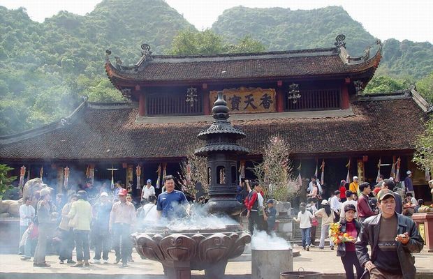 Huong Pagoda on the Tet Holiday